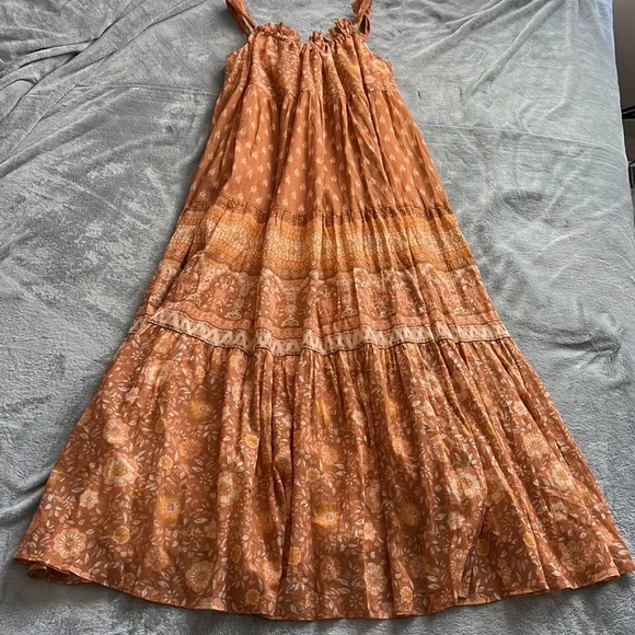 NWOT Spell & the Gypsy Utopia Strappy Sundress Cinnamon Size Small - Picture 10 of 13